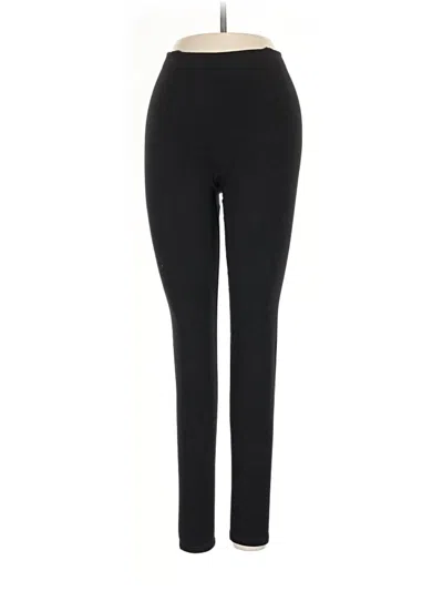 Pre-owned Heattech Active Pants In Black