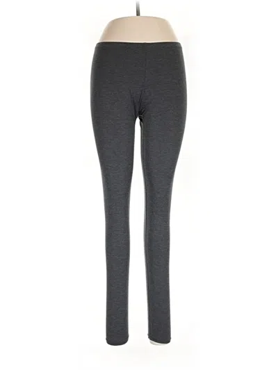 Pre-owned Heattech Active Pants In Gray
