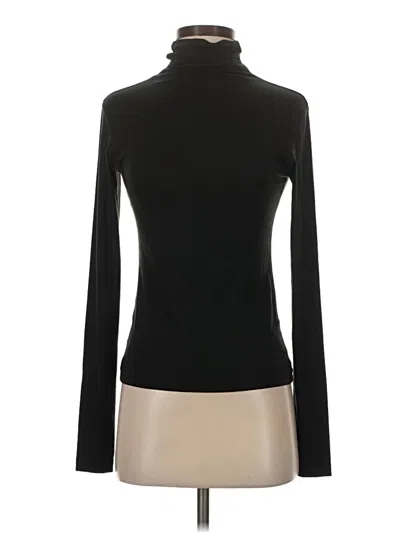 Pre-owned Heattech Long Sleeve Turtleneck In Black