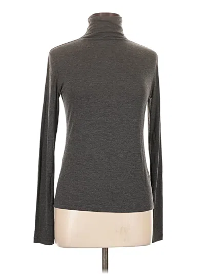 Pre-owned Heattech Long Sleeve Turtleneck In Gray