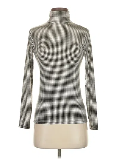 Pre-owned Heattech Long Sleeve Turtleneck In Silver