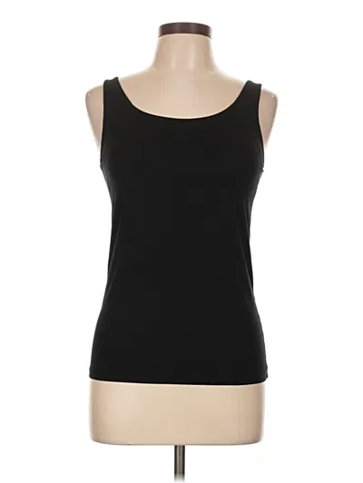 Pre-owned Heattech Tank Top Black Strapless Neckline Tops