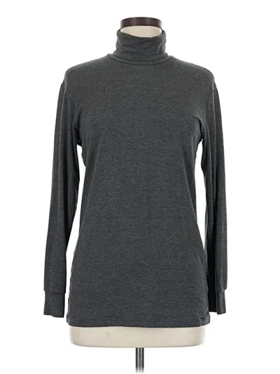Pre-owned Heattech Turtleneck Sweater In Gray
