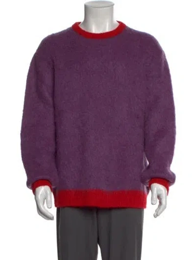 Pre-owned Heaven By Marc Jacobs Crew Neck Long Sleeve Pullover In Purple