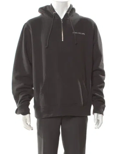 Pre-owned Heaven By Marc Jacobs Graphic Print Crew Neck Hoodie In Gray
