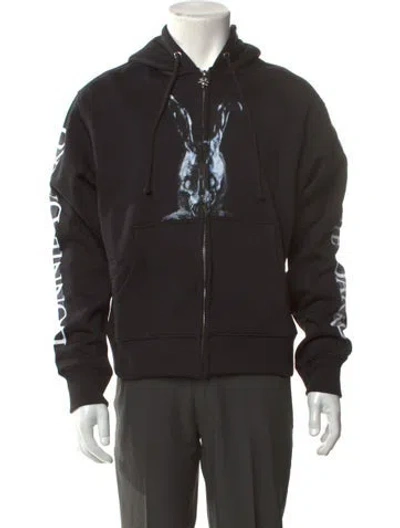 Pre-owned Heaven By Marc Jacobs Graphic Print Crew Neck Hoodie W/ Tags In Black