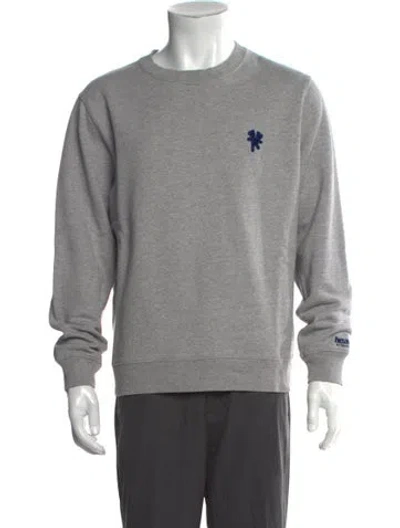 Pre-owned Heaven By Marc Jacobs Graphic Print Crew Neck Pullover In Gray