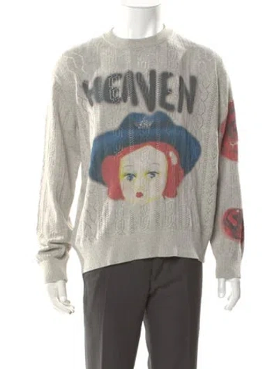 Pre-owned Heaven By Marc Jacobs Graphic Print Crew Neck Pullover W/ Tags In Multi