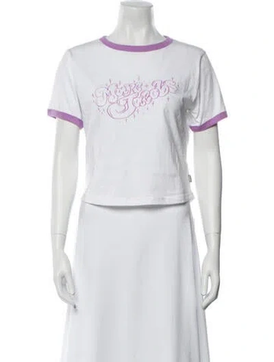 Pre-owned Heaven By Marc Jacobs Graphic Print Crew Neck T-shirt In Multi