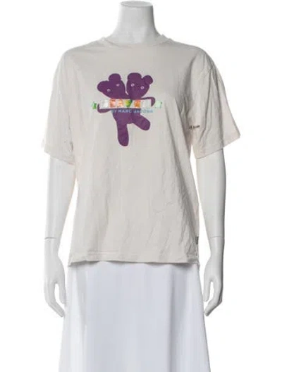 Pre-owned Heaven By Marc Jacobs Graphic Print Crew Neck T-shirt In Multi