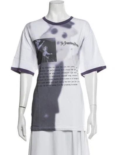 Pre-owned Heaven By Marc Jacobs Graphic Print Crew Neck T-shirt W/ Tags In White