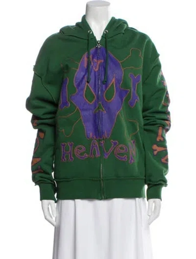 Pre-owned Heaven By Marc Jacobs Graphic Print Evening Jacket In Green