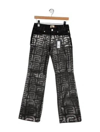 Pre-owned Heaven By Marc Jacobs Mid-rise Wide Leg Jeans W/ Tags In Gray