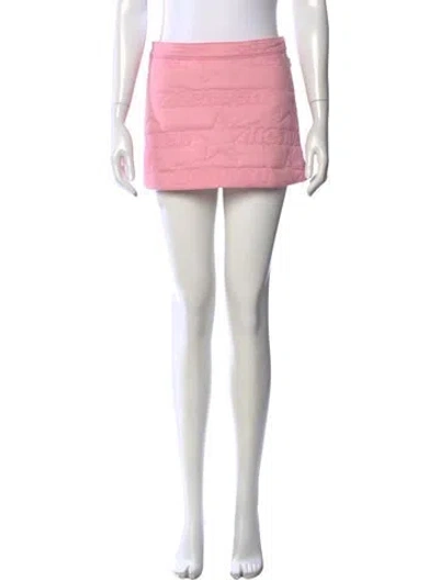 Pre-owned Heaven By Marc Jacobs Nylon Mini Skirt In Pink