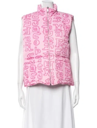 Pre-owned Heaven By Marc Jacobs Nylon Vest In Pink