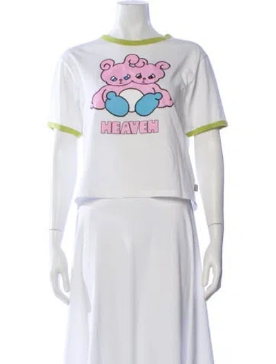 Pre-owned Heaven By Marc Jacobs Scoop Neck Mini Dress In White