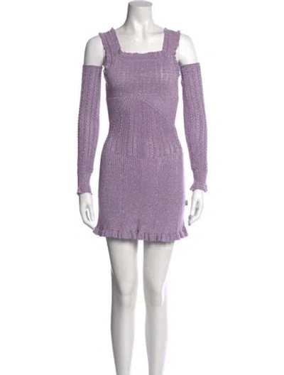 Pre-owned Heaven By Marc Jacobs Square Neckline Mini Dress