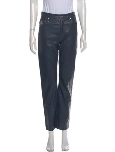 Pre-owned Heaven By Marc Jacobs Straight Leg Pants In Blue