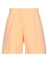 Heaven Door Man Shorts & Bermuda Shorts Apricot Size M Cotton In Orange