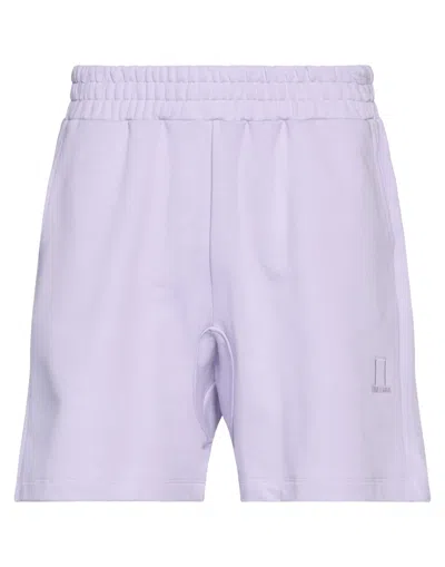 Heaven Door Man Shorts & Bermuda Shorts Lilac Size Xl Cotton In Purple