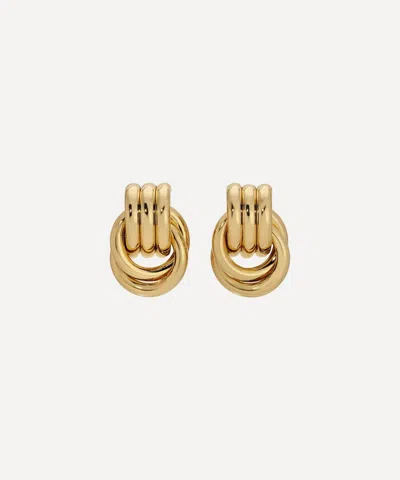 Heaven Mayhem 18ct Gold-plated Baby Knot Earrings