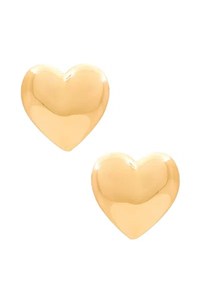Heaven Mayhem Amour Earrings In Gold