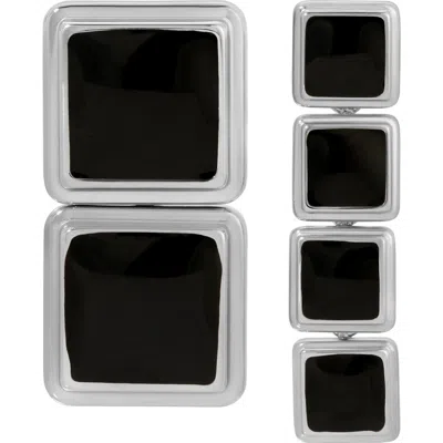 Heaven Mayhem Archer Drop Earrings In Black