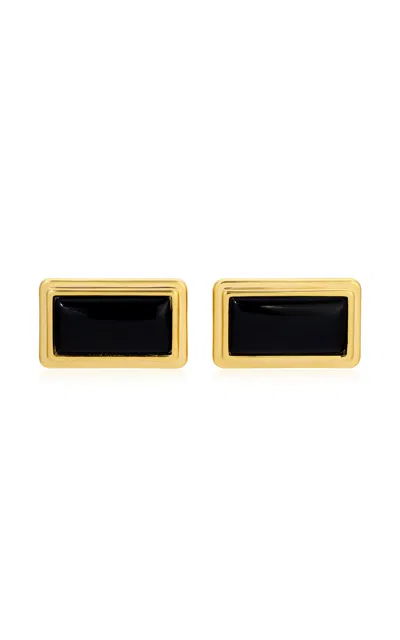 Heaven Mayhem Archer Rectangle 18k Gold-plated Earrings