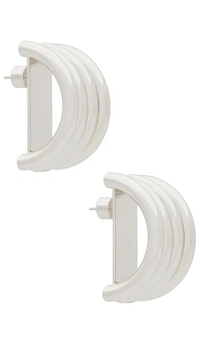 Heaven Mayhem Aria Earrings In Metallic Silver