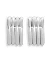 Heaven Mayhem Aria Multi Row Hoop Earrings In Silver