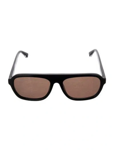 Pre-owned Heaven Mayhem Aviator Tinted Sunglasses In Black