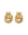 Heaven Mayhem Baby Knot Multi Row Drop Earrings In Gold