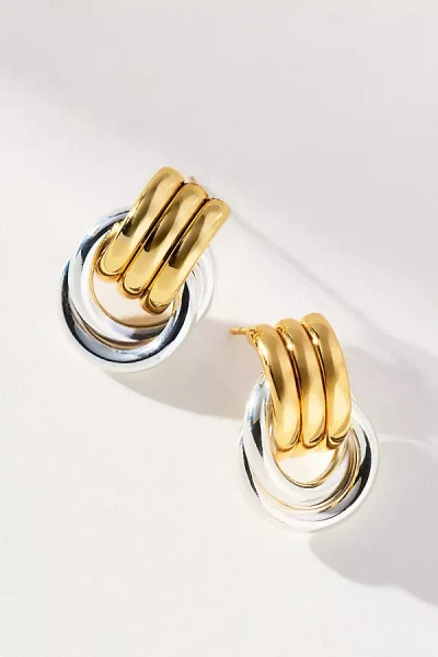 Heaven Mayhem Baby Knot Post Earrings In Gold