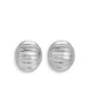 Heaven Mayhem Bell Clip On Drop Earrings In Silver