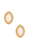 Heaven Mayhem Butter Earrings In Metallic Gold