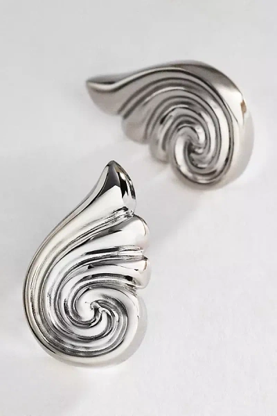 Heaven Mayhem Capri Post Earrings In Silver