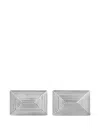 Heaven Mayhem Celeste Square Earrings In Silver