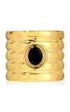 Heaven Mayhem Clarke 18k Gold-plated Cuff In Gold