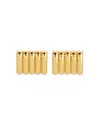 Heaven Mayhem Clemmie Multi Row Stud Earrings In Gold