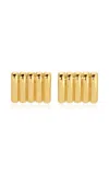 Heaven Mayhem Clemmie Silver-plated Earrings In Gold