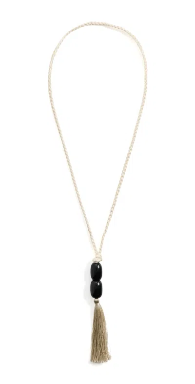 Heaven Mayhem Crisia Rope Necklace White