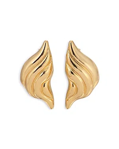 Heaven Mayhem Croissant Earrings In Gold