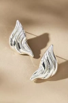 Heaven Mayhem Croissant Earrings In Silver