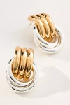Heaven Mayhem Double-knot Earrings In Gold