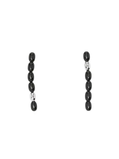 Heaven Mayhem Edith Drop Earrings In Black