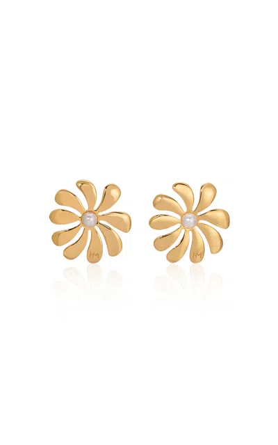 Heaven Mayhem Floral Gold-plated Earrings