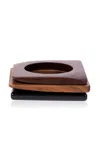 Heaven Mayhem Notte Bangle Set In Brown