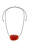 Heaven Mayhem Julia Beaded Necklace In Red