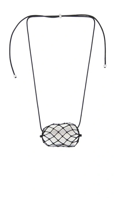 Heaven Mayhem Julia Net Necklace In Silver