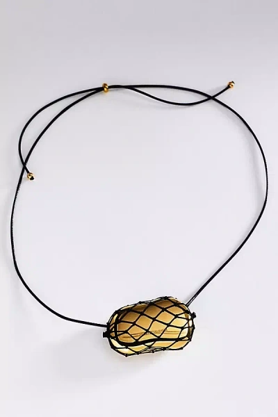 Heaven Mayhem Julia Net Necklace In Black